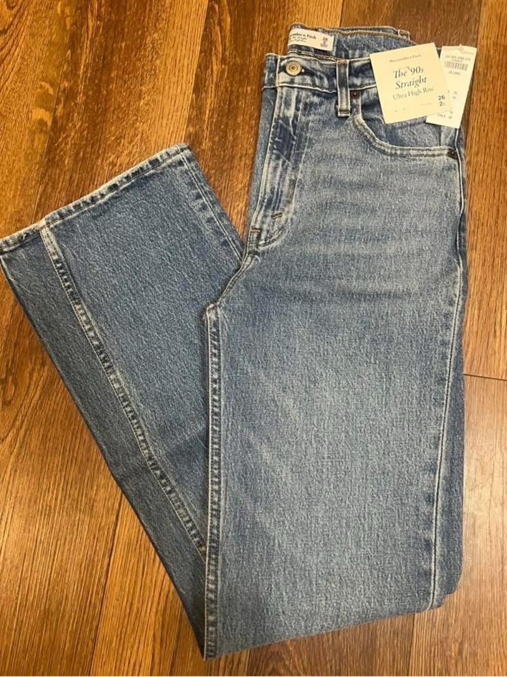A&F The '90s Straight Ultra High Rise Women’s Jeans (Size 26) $35 Firm on Price